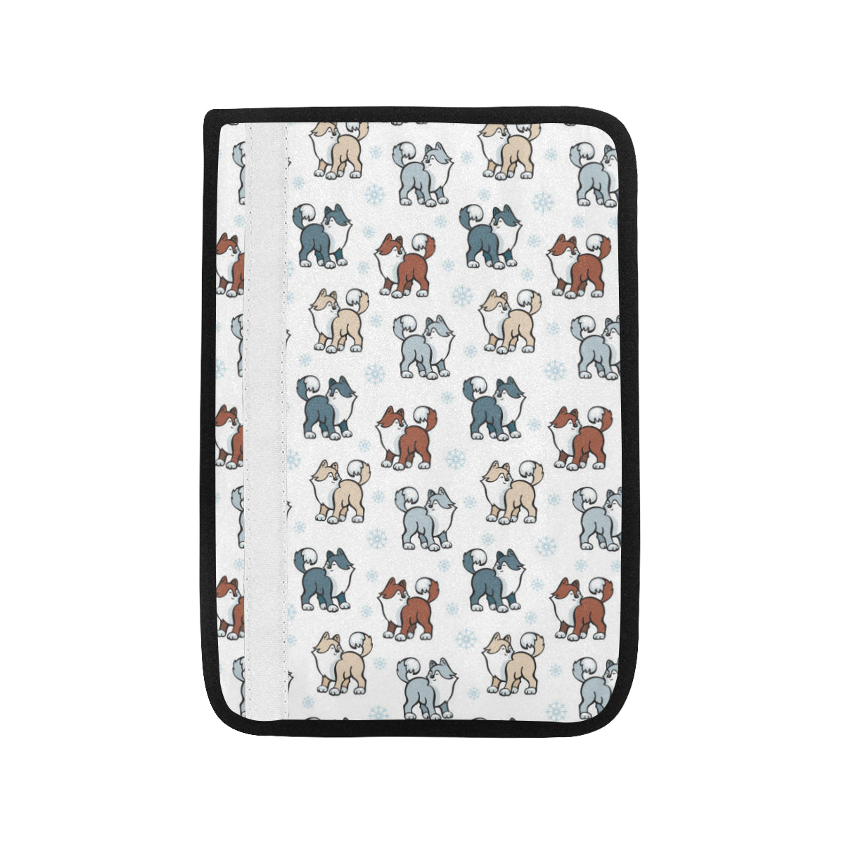 Alaskan Malamute Pattern Print Design 02 Car Seat Belt Cover