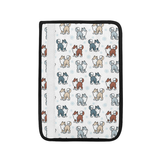 Alaskan Malamute Pattern Print Design 02 Car Seat Belt Cover