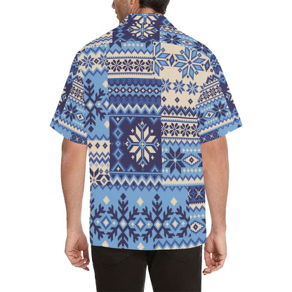 Nordic Pattern Print Design A04 Men's Hawaiian Shirt