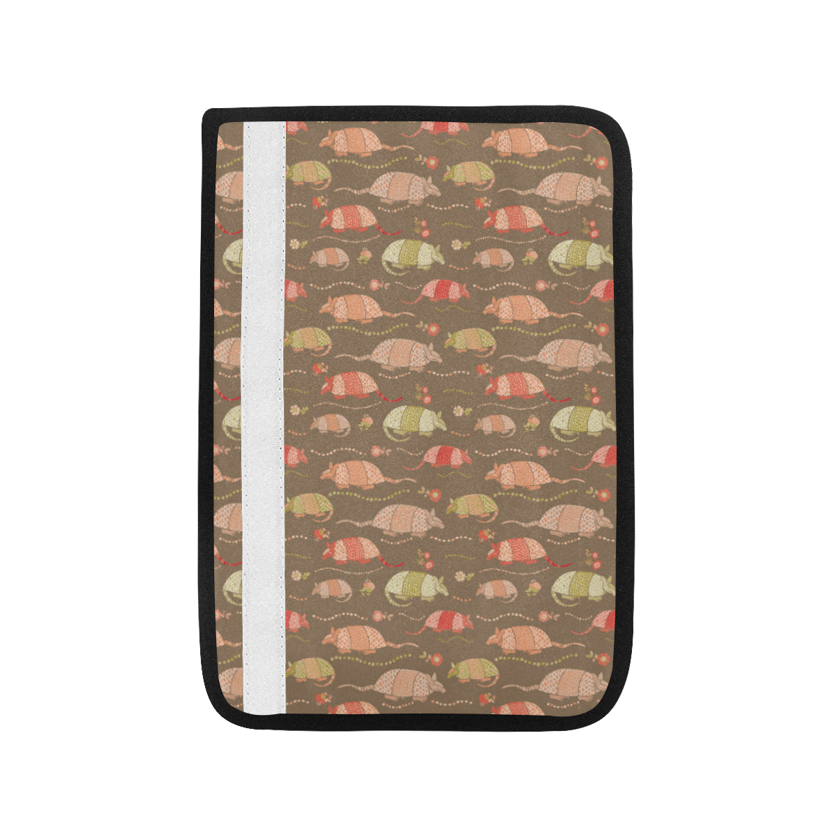Armadillo Pattern Print Design 04 Car Seat Belt Cover