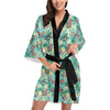 Butterfly Pattern Print Design 09 Women's Short Kimono