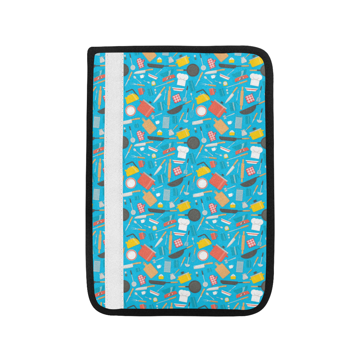 Cooking Kitchen Tools Pattern Print Design 03 Car Seat Belt Cover