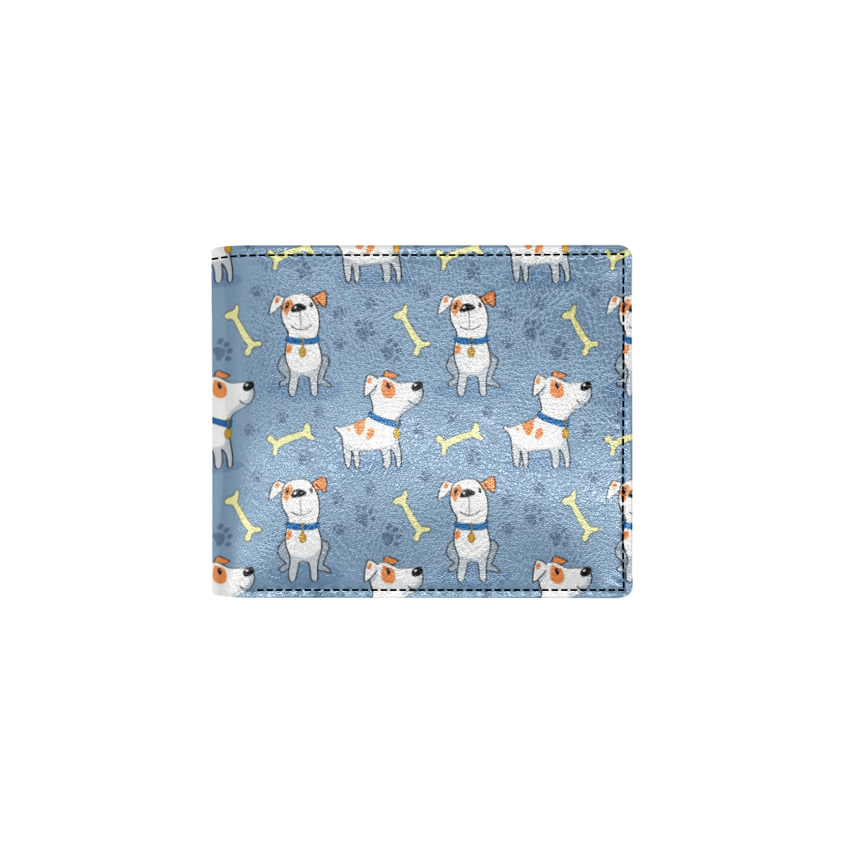 Bull Terriers Pattern Print Design 04 Men's ID Card Wallet