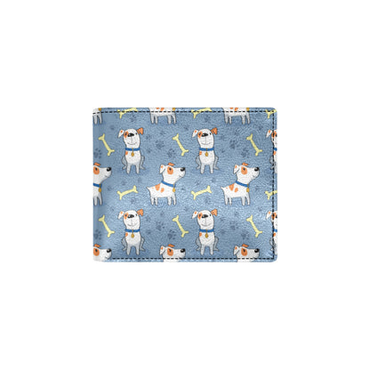 Bull Terriers Pattern Print Design 04 Men's ID Card Wallet