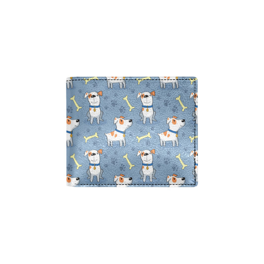 Bull Terriers Pattern Print Design 04 Men's ID Card Wallet