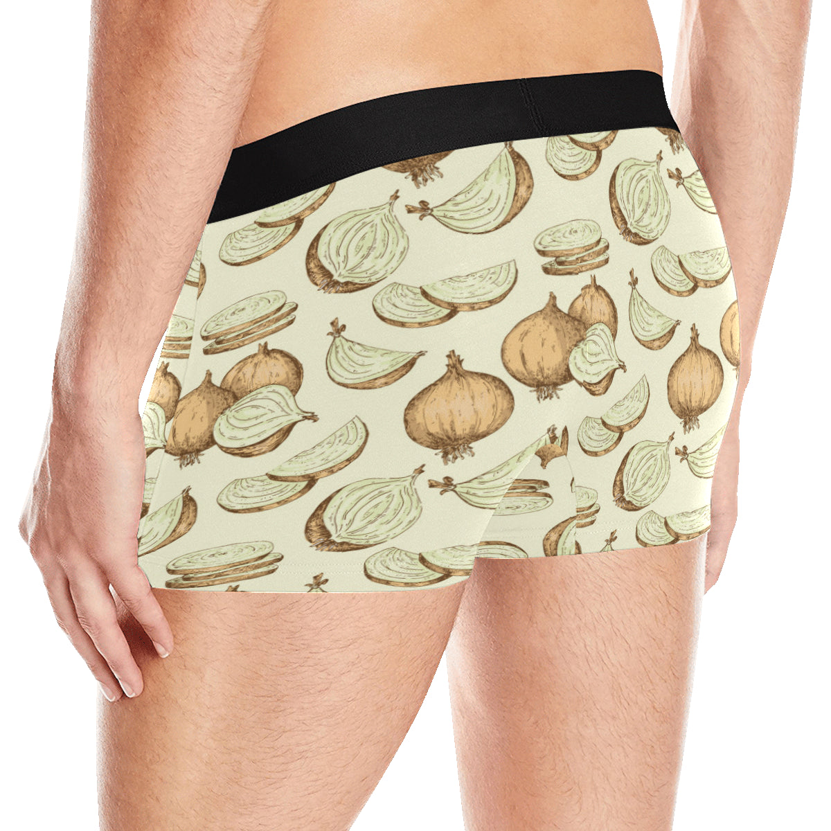 Onion Pattern Print Design A02 Men's Boxer Briefs