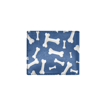Dog Bone Pattern Print Design 03 Men's ID Card Wallet
