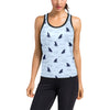 Shark Fin Women's Racerback Tank Top