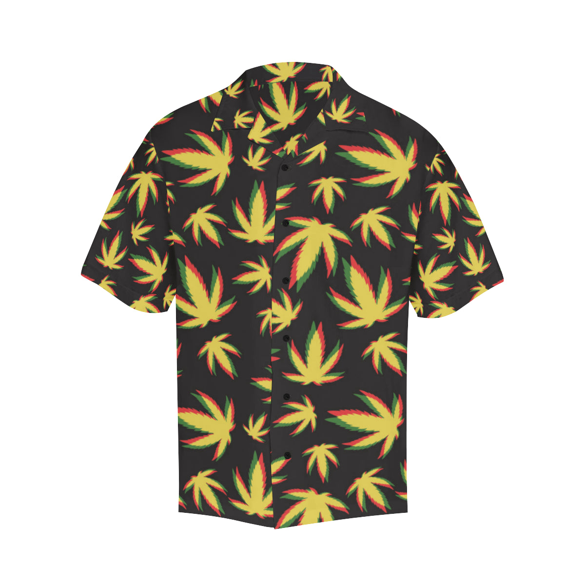Pot Leaf Pattern Print Design A02 Men's Hawaiian Shirt