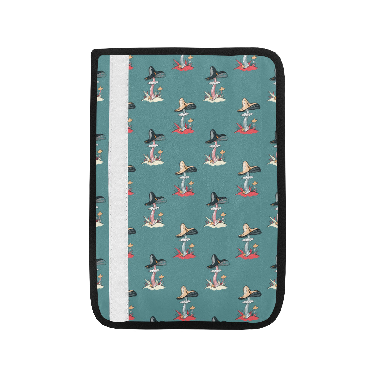 Mushroom Pattern Print Design A04 Car Seat Belt Cover