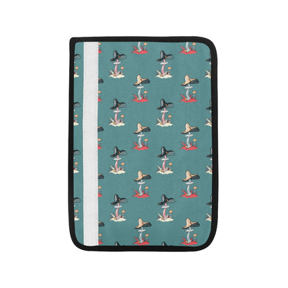 Mushroom Pattern Print Design A04 Car Seat Belt Cover