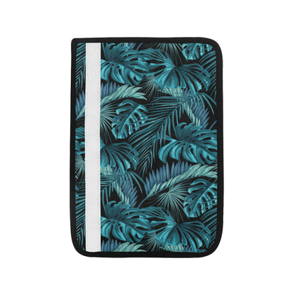 Palm Leaf Pattern Print Design A03 Car Seat Belt Cover