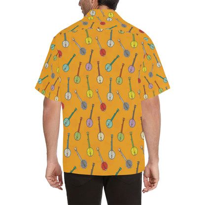 Banjo Pattern Print Design 02 Men's Hawaiian Shirt
