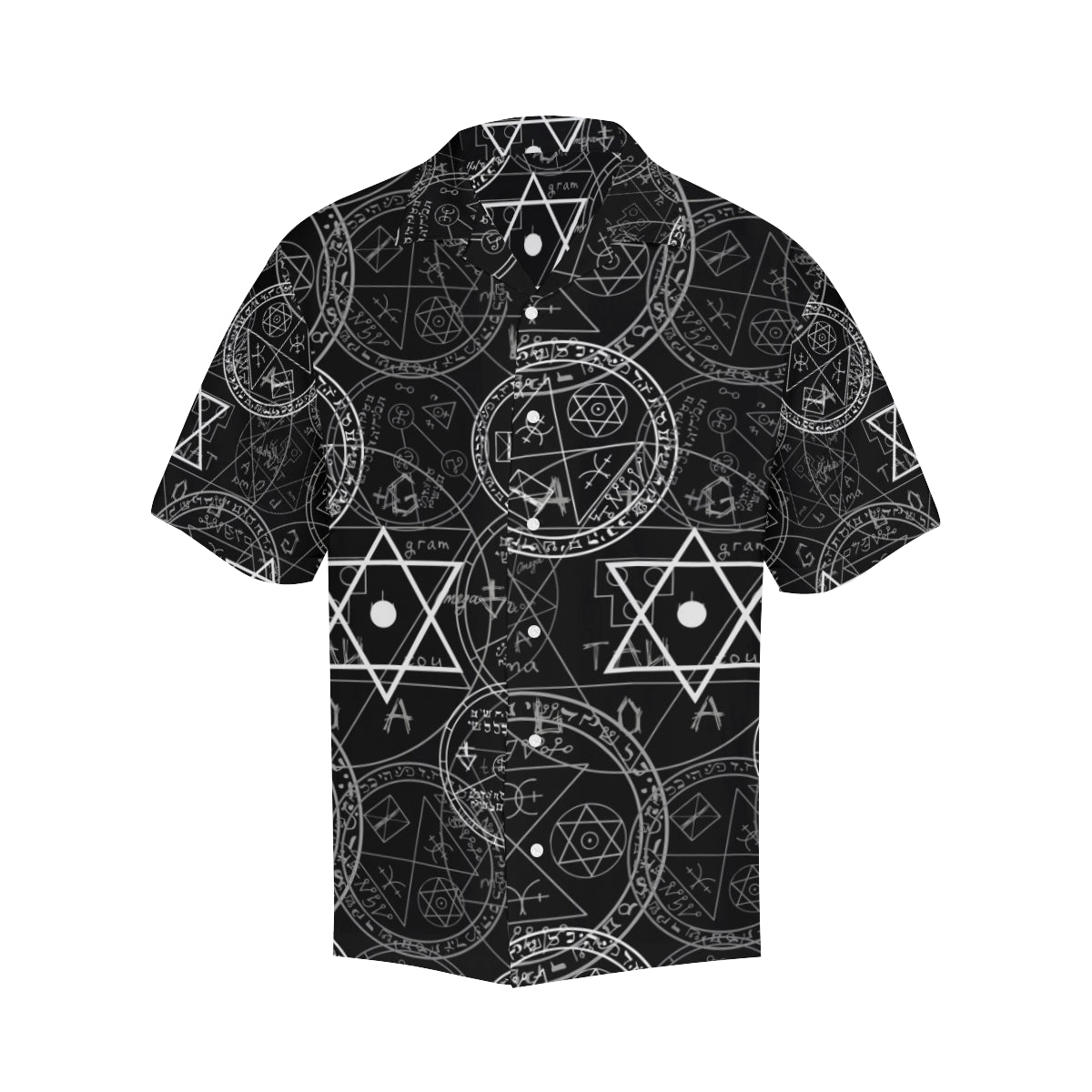 Pentagram Pattern Print Design A01 Men's Hawaiian Shirt