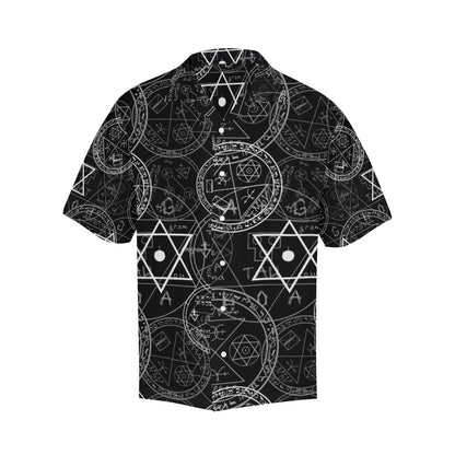 Pentagram Pattern Print Design A01 Men's Hawaiian Shirt