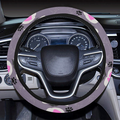 Chihuahua Happy Pattern Steering Wheel Cover with Elastic Edge