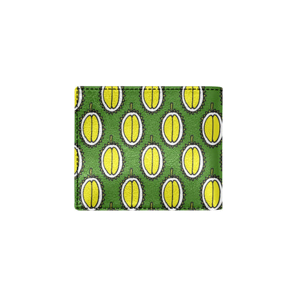 Durian Pattern Print Design DR01 Men's ID Card Wallet