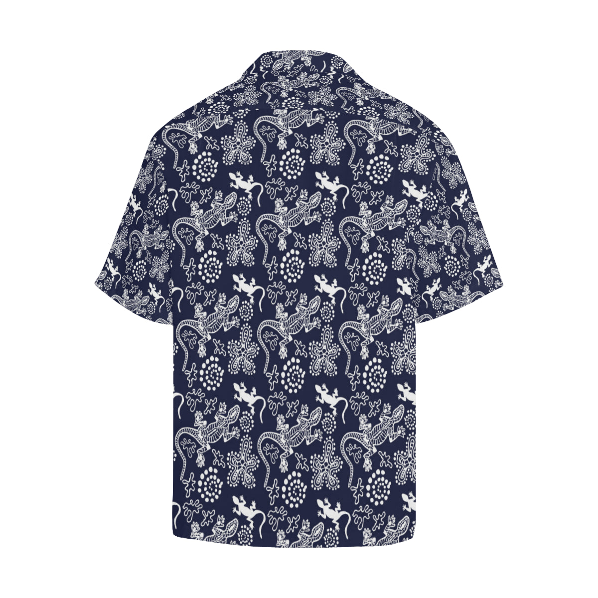 lizard Pattern Print Design 03 Men's Hawaiian Shirt