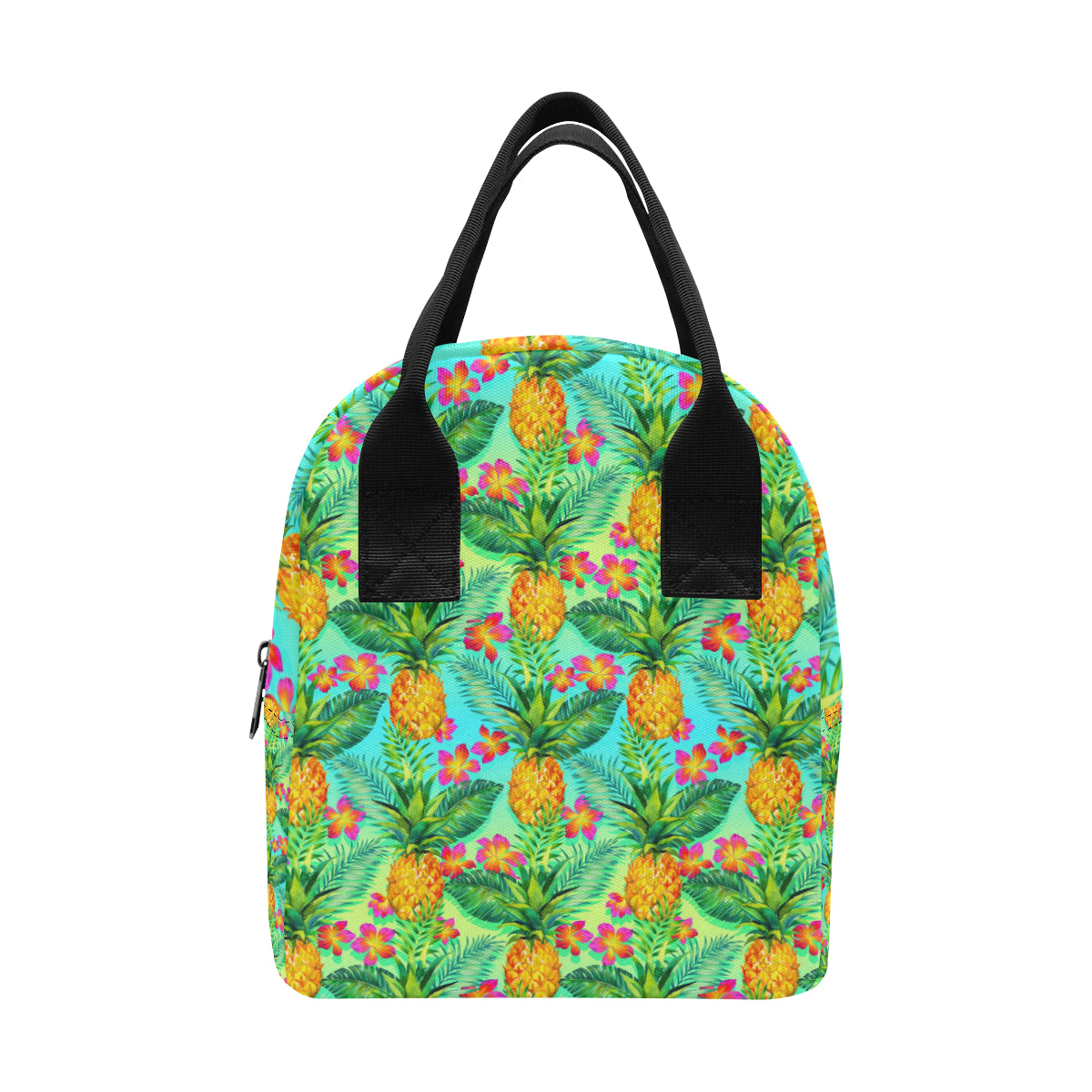 Pineapple Pattern Print Design PP010 Insulated Lunch Bag