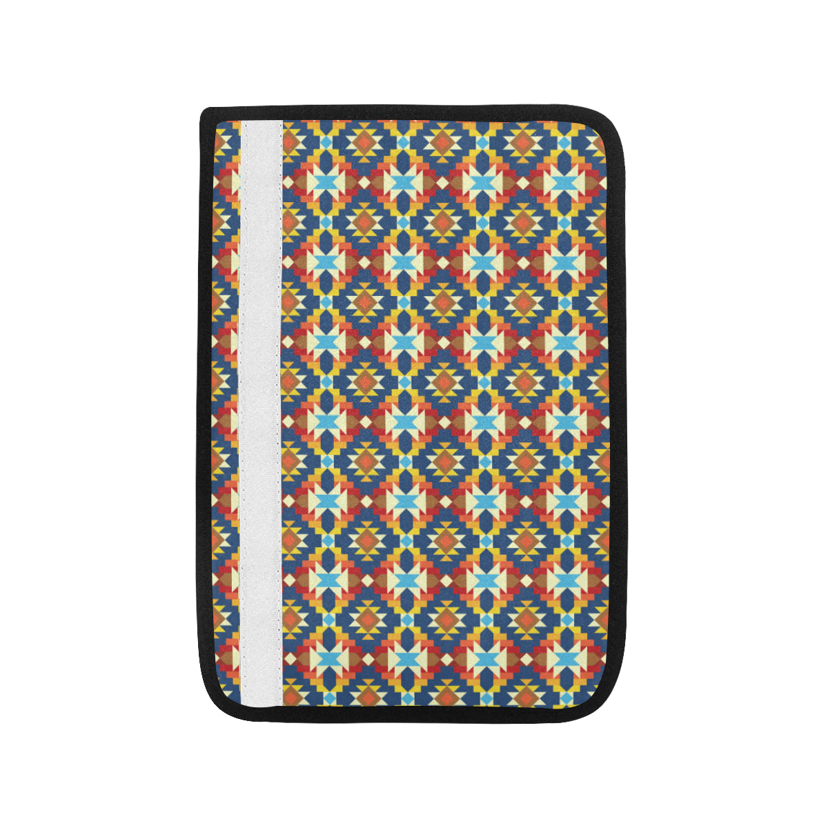 Aztec Pattern Print Design 01 Car Seat Belt Cover