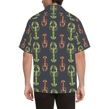 Lobster Pattern Print Design 01 Men's Hawaiian Shirt