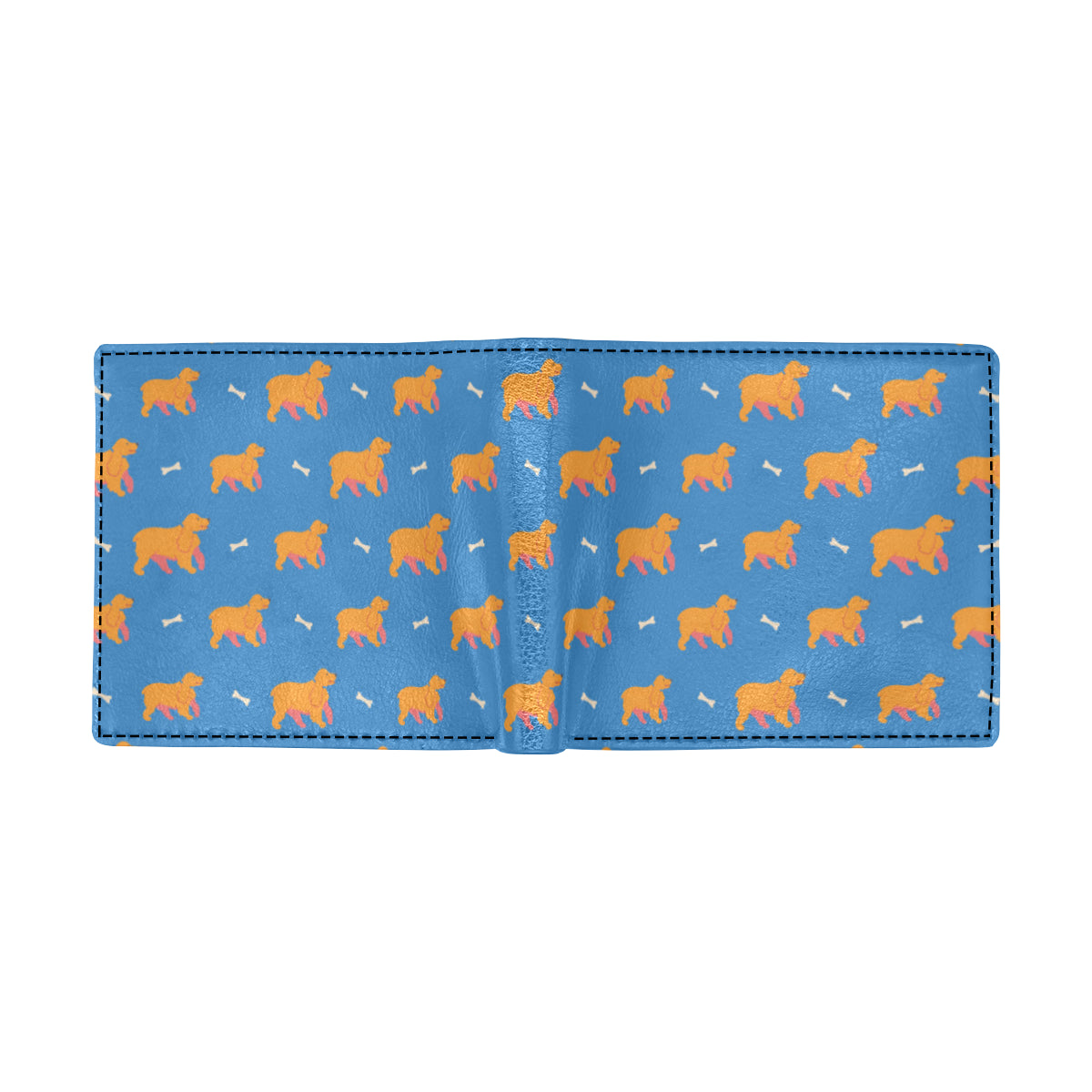 Cocker Pattern Print Design 04 Men's ID Card Wallet
