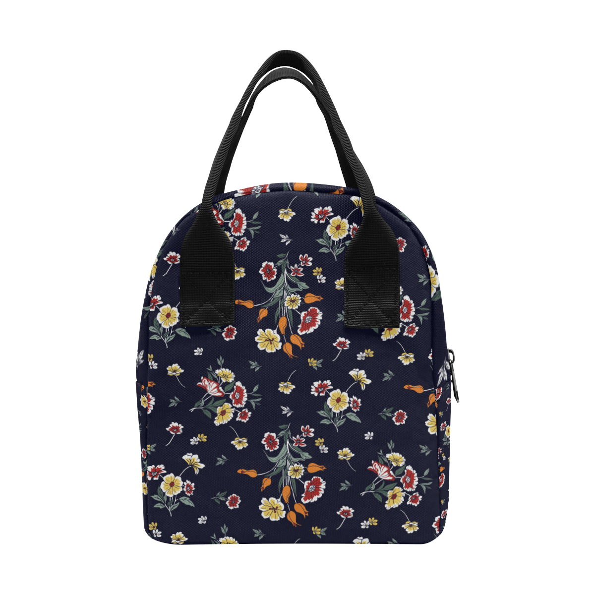 Summer Floral Pattern Print Design SF01 Insulated Lunch Bag