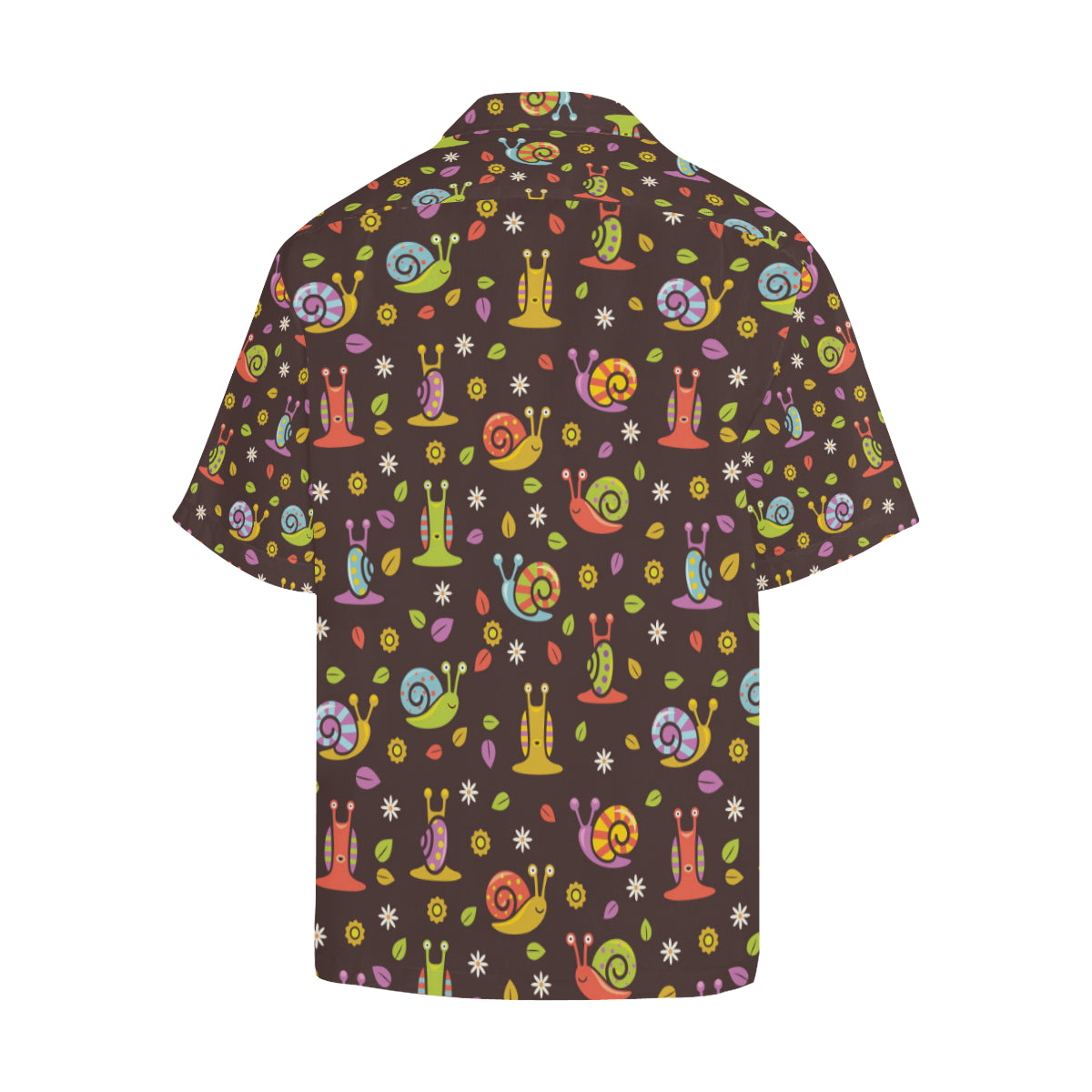 Snail Pattern Print Design 01 Men's Hawaiian Shirt