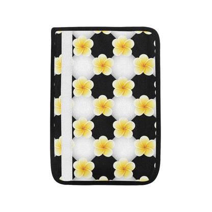 Plumeria Pattern Print Design A04 Car Seat Belt Cover