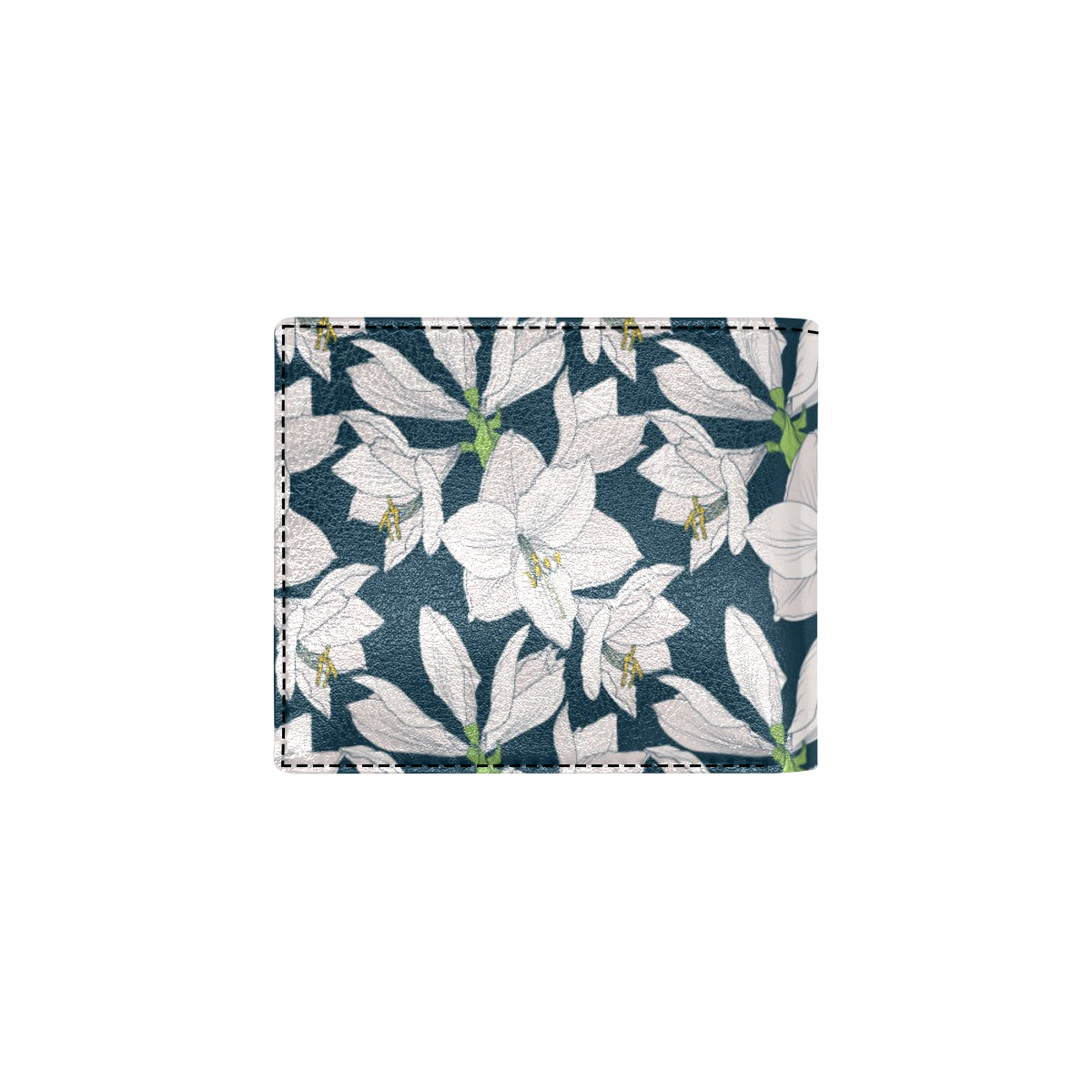 Amaryllis Pattern Print Design AL02 Men's ID Card Wallet