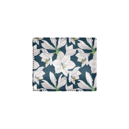 Amaryllis Pattern Print Design AL02 Men's ID Card Wallet