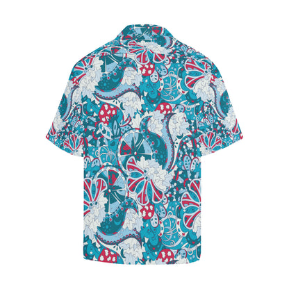 Funky Retro Pattern Print Design A05 Men's Hawaiian Shirt