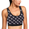 Chicken Pattern Print Design 03 Sports Bra