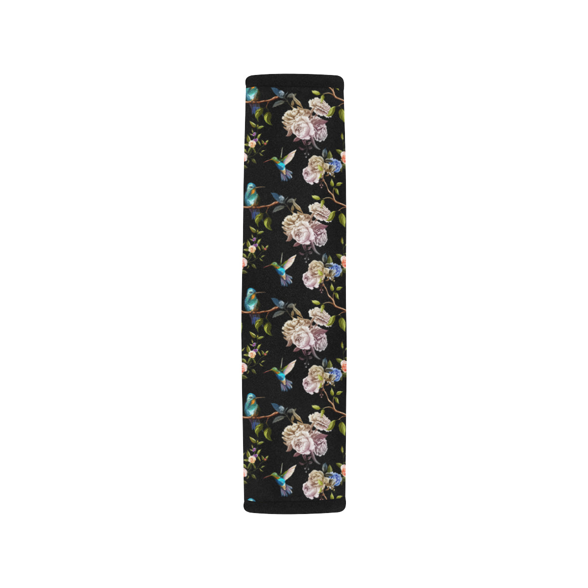 Hummingbird Flower Themed Print Car Seat Belt Cover