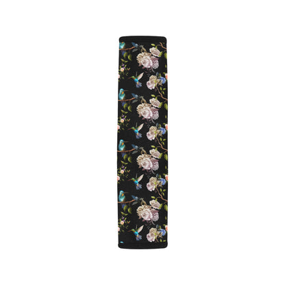 Hummingbird Flower Themed Print Car Seat Belt Cover