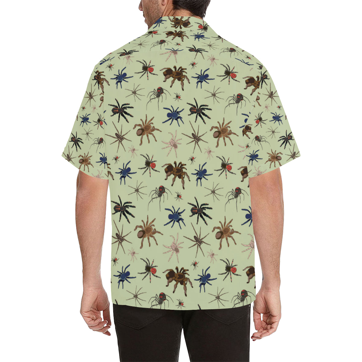 Tarantula Pattern Print Design 02 Men's Hawaiian Shirt