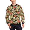 Heart Boho Pattern Print Design HE04 Men Long Sleeve Sweatshirt