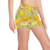 Pear Pattern Print Design PE05 Yoga Shorts