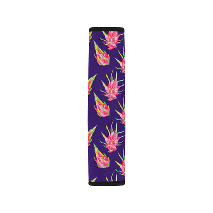 Dragonfruit Pattern Print Design DF02 Car Seat Belt Cover
