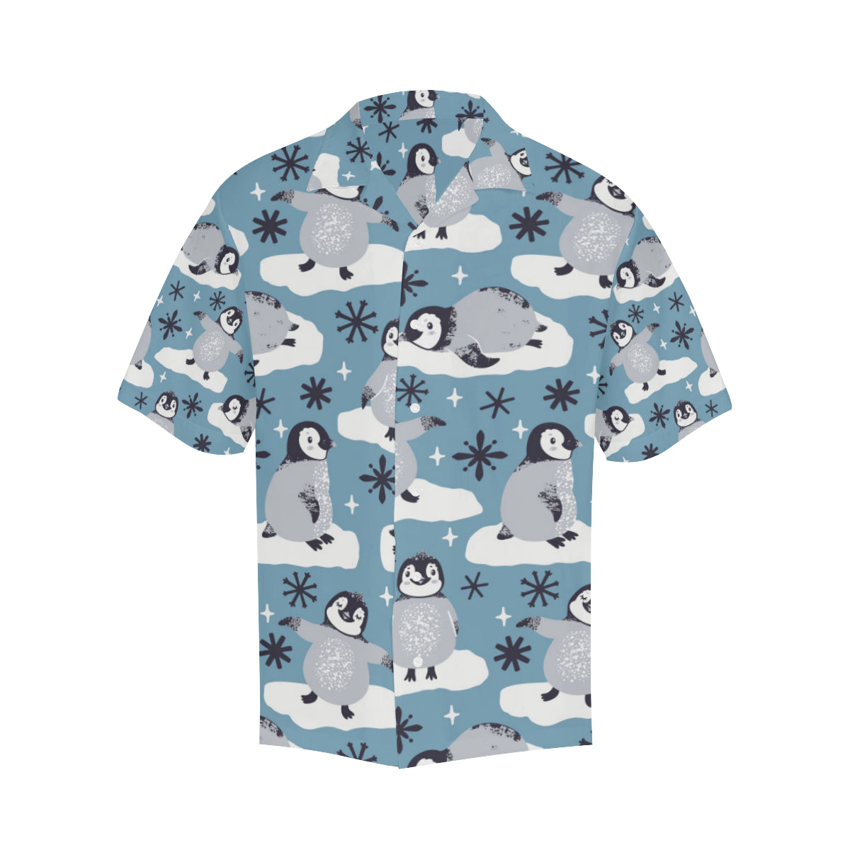 Penguin Pattern Print Design A05 Men's Hawaiian Shirt