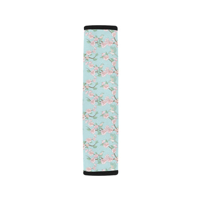 Cherry Blossom Pattern Print Design 02 Car Seat Belt Cover