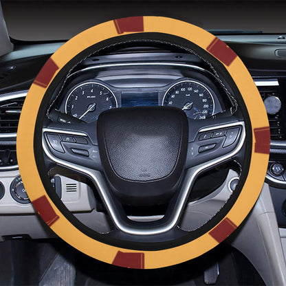 Bible Pattern Print Design 05 Steering Wheel Cover with Elastic Edge