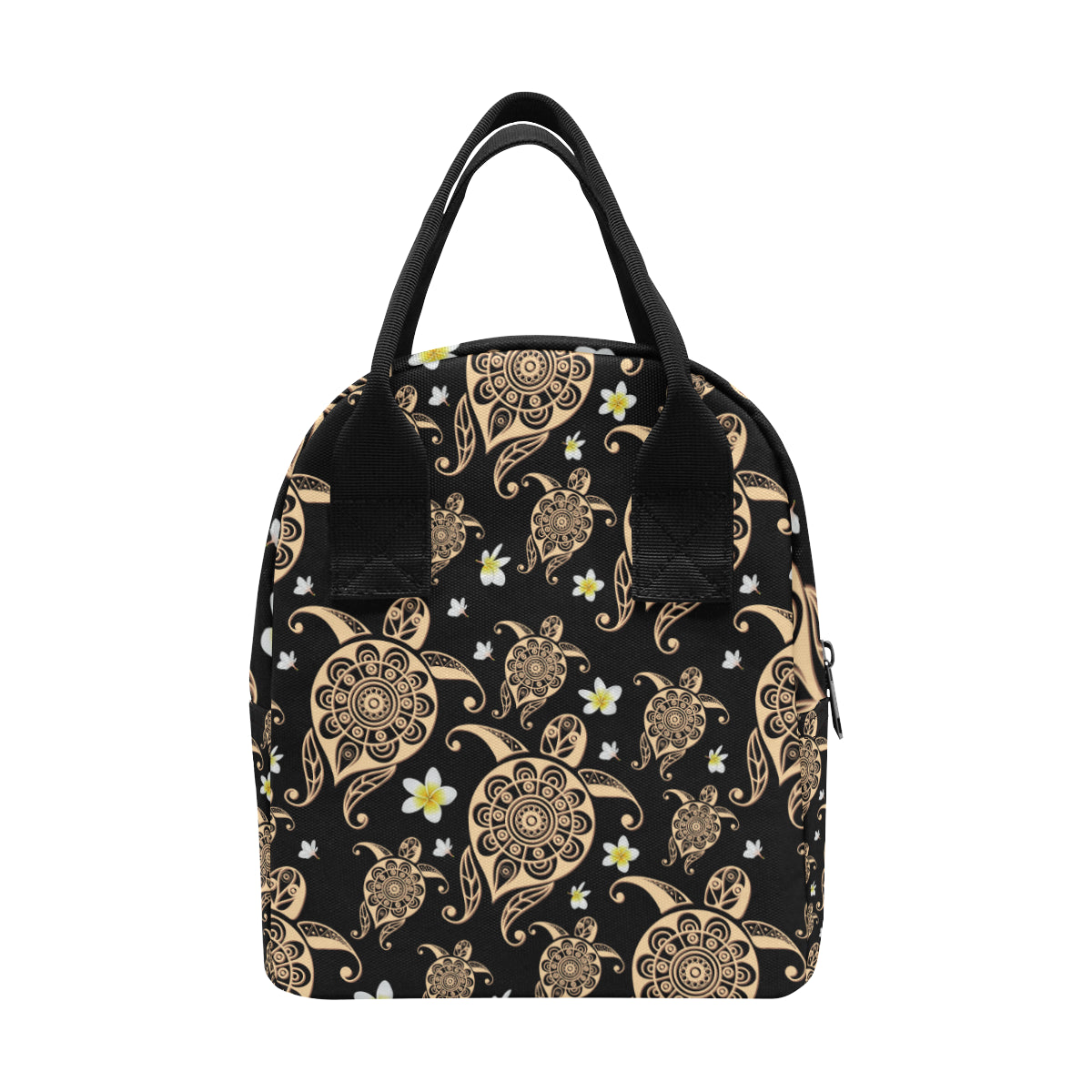 Turtle Polynesian Tribal Hawaiian Insulated Lunch Bag