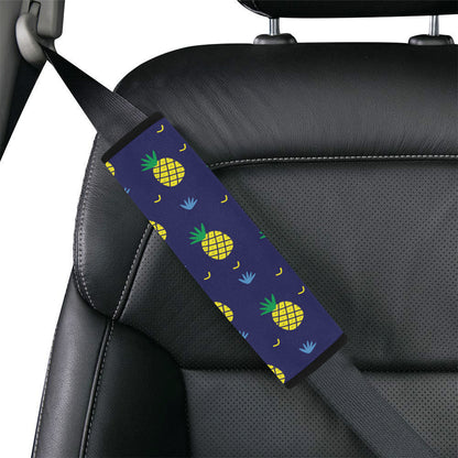 Pineapple Pattern Print Design A01 Car Seat Belt Cover