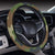 Army Camouflage Pattern Print Design 01 Steering Wheel Cover with Elastic Edge