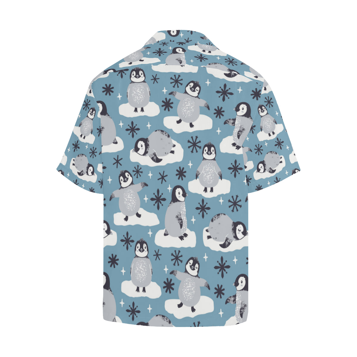 Penguin Pattern Print Design A05 Men's Hawaiian Shirt