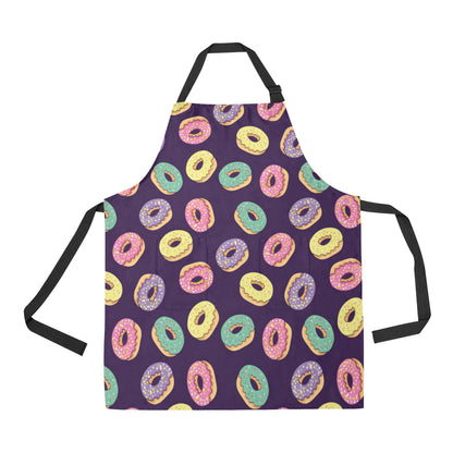 Donut Pattern Print Design DN08 Apron with Pocket