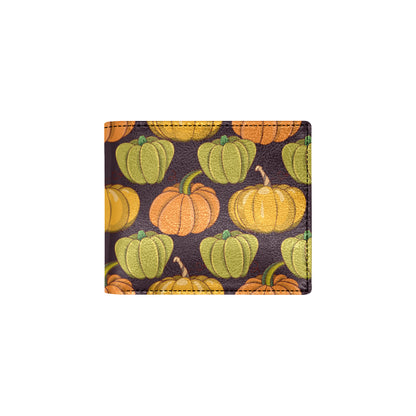 Pumpkin Pattern Print Design A01 Men's ID Card Wallet