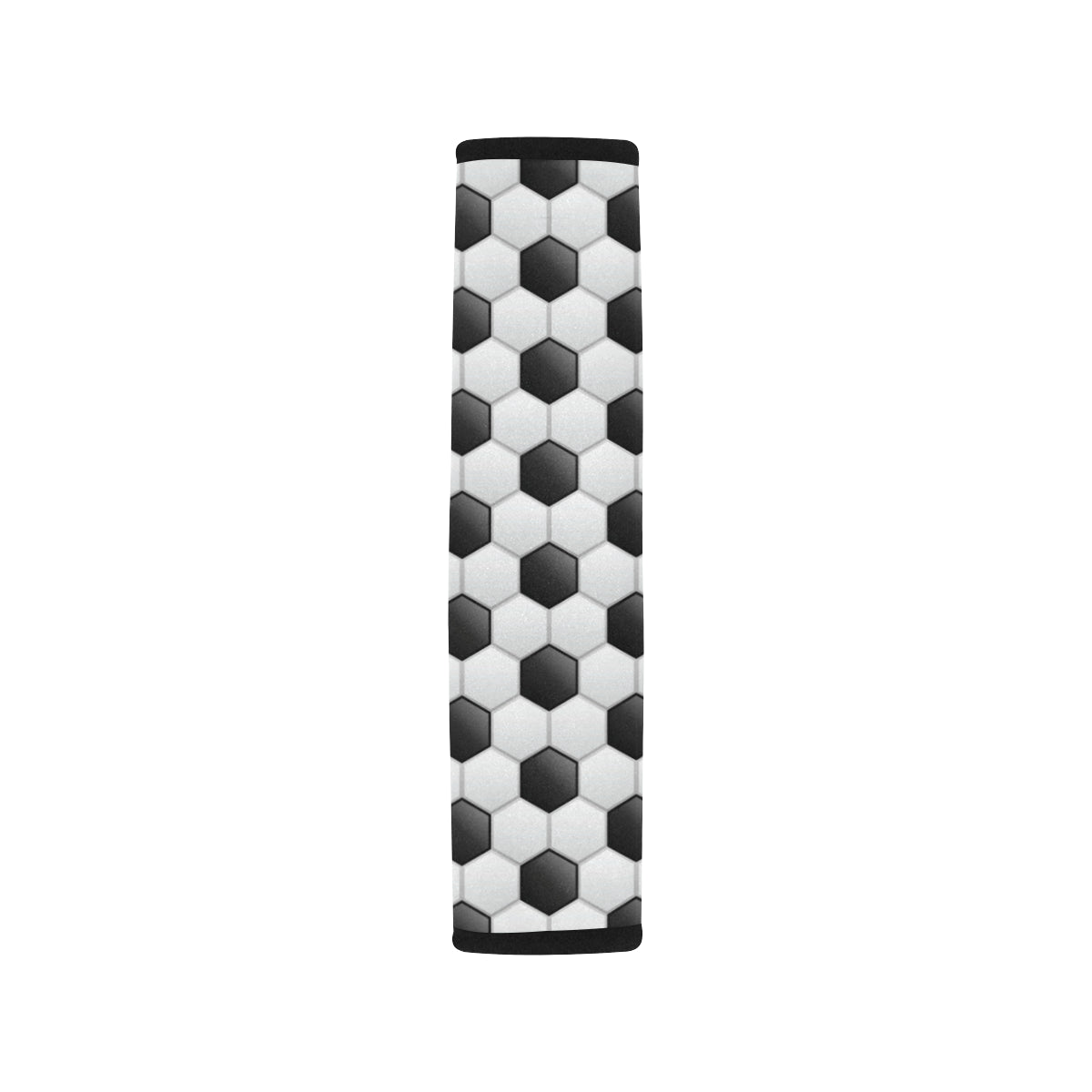 Soccer Ball Texture Print Pattern Car Seat Belt Cover