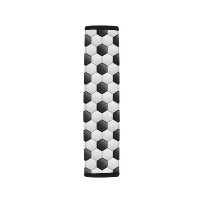 Soccer Ball Texture Print Pattern Car Seat Belt Cover